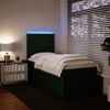vidaXL Boxspringbett mit Matratze Dunkelgrün 80x200 cm Samt 3294487 Bild 4