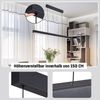 ZMH LED Pendelleuchte Esszimmer Schwarz Linear Dimmbar mit Fernbedienung 108CM 37W Modern CCT Bild 5
