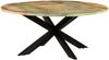 vidaXL Esstisch Rund 175x75 cm Altholz Massiv 321685 Bild 5
