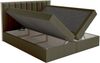 Selsey 'Togents' Boxspringbett 160x200 mit Stauraum und Topper, hydrophobe Chenille, dunkelgrün Bild 4