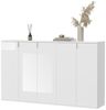 Sideboard SystemX in weiß Hochglanz 152 x 99 cm Bild 5