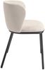 Stuhl Ciselia, Metall, Stahl, Stoff, Beige, Schwarz, 53 x 75 x 55 cm Bild 3