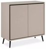 Liadomo Sideboard Fona, mit zwei Türen, Stauraum, Dekor beige sand, grifflos Bild 4