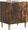 vidaXL Nachttisch Geräucherte Eiche 43 x 34,5 x 50 cm Holzwerkstoff 894575 Bild 2
