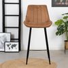 Bronx71 Barhocker Brooke Microfaser cognac 74 cm - 2er Set Bild 3
