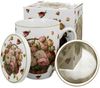 DUO Becher 360 ml BASKET OF FLOWERS PEONIES mit Teesieb, New Bone China Porzellan Bild 3