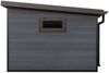 WPC Gartenhaus Panorama, Aluminium Anthrazit, 16,64 m² Bild 4