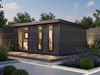 WPC Gartenhaus Panorama, Aluminium Anthrazit, 16,64 m² Bild 2