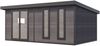 WPC Gartenhaus Panorama, Aluminium Anthrazit, 16,64 m² Bild 3