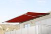 Elektrische Kassettenmarkise T122, Markise Vollkassette 4x3m ~ Polyester bordeaux-rot Bild 1