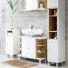 Vicco 'Aquis' Hochschrank, Spanplatte, 30 x 200 x 30 cm, Weiß Bild 5