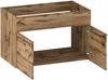 Badplaats Waschbeckenunterschrank Colorado 80 x 46 cm Eiche - Hängender Badezimmerschrank mit 2 Schubladen Bild 4