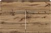 Badplaats Waschbeckenunterschrank Colorado 80 x 46 cm Eiche - Hängender Badezimmerschrank mit 2 Schubladen Bild 5