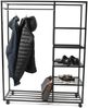 Kleiderständer >Andorra< (BxHxT: 110x140x35 cm) in schwarz - 110x35 (BxT) Bild 2