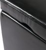 Hocker Sitzwürfel Sitzhocker Aufbewahrungsbox Onex, mit Deckel, Leder + Kunstleder, 45x44x44cm FSC® ~ schwarz Bild 5