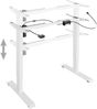 Tischgestell elektrisch höhenverstellbar 85-129 x 65 x 71-121cm - weiß Bild 3