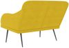 vidaXL Sitzbank Gelb 110x76x80 cm Samt 351450 Bild 5