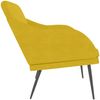 vidaXL Sitzbank Gelb 110x76x80 cm Samt 351450 Bild 4