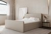 Boxspringbett Schlafzimmerbett CELES 180x200cm Stoff Ascot Beige Bild 3
