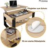 TREND WERK Couchtisch Lift-Couchtisch höhenverstellbar Sofatisch 92×54 cm mit Stauraum, verstecktem Fach Wohnzimmertisch Holz modern Bild 4