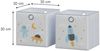 Faltbox Grau (Weltall) 30 x 30 cm (Motiv Weltall) Vicco Bild 3