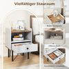 COSTWAY Nachttisch (1-St), Beistelltisch, Nachtkommode, mit Schublade Bild 3