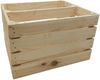 Deko-Holzkiste natur geflammt Obstkiste Weinkiste Beistelltisch Schuhregal Deko Bild 3