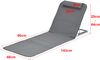 Strandmatte Donostia 2er Set 143x48cm Dunkelgrau [en. casa] Bild 2