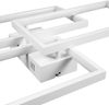 ZMH LED Deckenleuchte Wohnzimmer Deckenlampe Modern - 72W 80CM Wohnzimmerlampe Dimmbar mit Fernbedienung Weiß Schlafzimmerlampe Rechteck Metall-Design für Schlafzimmer Kinderzimmer küchen Bild 4
