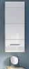 Badezimmer Hängeschrank Leon in weiß Hochglanz 30 x 77 cm Bild 2