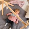 roba Baby-Spielbogen nach Montessori - Baby Gym & Activity Center aus Holz - Spieltrapez ab 3 Monaten zum Anhängen von Spielsets - Natur Bild 2