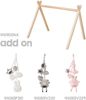 roba Baby-Spielbogen nach Montessori - Baby Gym & Activity Center aus Holz - Spieltrapez ab 3 Monaten zum Anhängen von Spielsets - Natur Bild 3