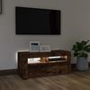 vidaXL TV-Schrank mit LED-Leuchten Räuchereiche 90 x 35 x 40 cm [822721] Bild 3