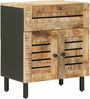 vidaXL Nachttisch Natur 50 x 33 x 60 cm Massivholz Mango 4018855 Bild 2