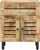 vidaXL Nachttisch Natur 50 x 33 x 60 cm Massivholz Mango 4018855 Bild 4