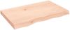 vidaXL Wandregal 80x50x(2-6) cm Massivholz Eiche Unbehandelt 363550 Bild 2