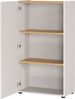 Germania Aktenschrank 2232-605 GW-Adrano, in Kaschmir/Navarra-Eiche-Nb, grifflose Optik, 61 x 110 x 34 cm (BxHxT) Bild 3