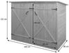 1er-Fahrradgarage HWC-H60, Fahrradbox Geräteschuppen Gerätehaus, FSC® abschließbar 152x184x98cm ~ anthrazit Bild 2