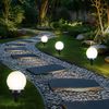 10er Set LED Solar Stecklampen in Kugelform für Ihren Garten Bild 2