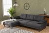 Ecksofa, 'Mustang', 83 x 174 x 274, Anthrazit Bild 3
