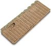 ZELLER 14524 Aufbewahrungskorb aus Papiergeflecht, MINT, faltbar ca. 38 x 25 x 22 cm Bild 2