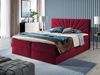 Boxspringbett Trifoli IV, Rot, 140x200 cm Bild 2