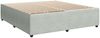 vidaXL Boxspringbett mit Matratze Hellgrau 180x200 cm Samt 3285656 Bild 5