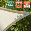 6x4m UV Sonnensegel Sonnenschutz Wasserdicht Beige Bild 3