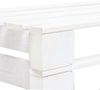 vidaXL Outdoor-Mittelsofa Paletten Kiefernholz Imprägniert Weiß 3066501 Bild 3