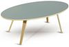 dasmöbelwerk Couchtisch Couchtisch Beistelltisch Skandinavisch Tisch ARVIKA oval 120cm Grau Bild 2
