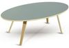 dasmöbelwerk Couchtisch Couchtisch Beistelltisch Skandinavisch Tisch ARVIKA oval 120cm Grau Bild 4