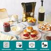 Homikit Kaffeelöffel 12er Set Edelstahl Teelöffel 13,5cm Runde Griffe Glänzend Bild 5