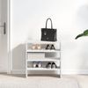 vidaXL Schuhregale 2 Stk. Stapelbar Weiß 60x30x30,5 cm 858858 Bild 3