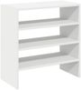 vidaXL Schuhregale 2 Stk. Stapelbar Weiß 60x30x30,5 cm 858858 Bild 2